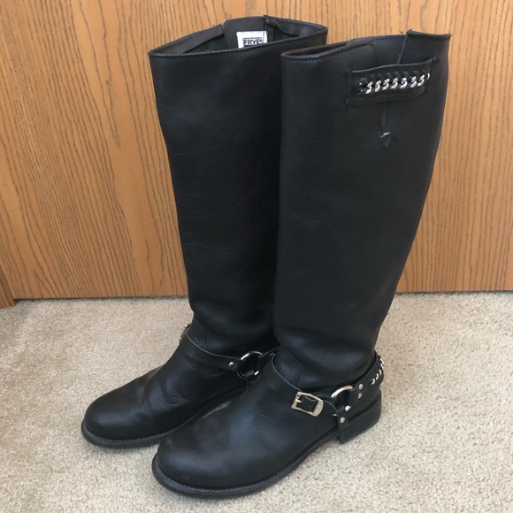 Frye Shoes - Frye boots with buckle detail